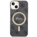 Kryt Guess IML 4G MagSafe pro iPhone 15 - black