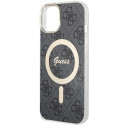Kryt Guess IML 4G MagSafe pro iPhone 15 - black